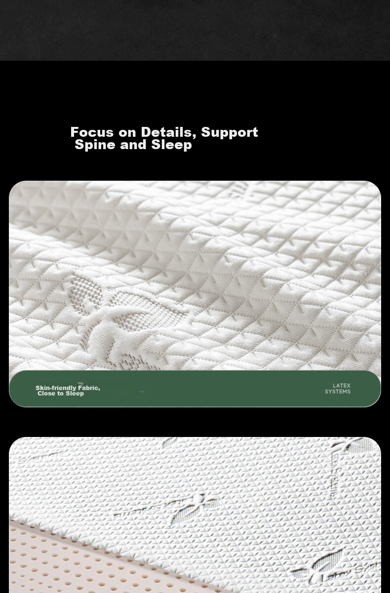 Latex Systems, Imported Latex Mattress from Thailand, 85D Tatami, 95% Content, Double Size, 1.8*2 Meters, 7.5cm Thick 21
