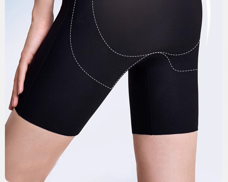 Caramella Shapewear Panties, Butt-Lifting, Waist-Cinching, Seamless, High-Waisted, Slimming, Body-Shaping, Underwear for Women, Tummy Control Pants, Black, L 10