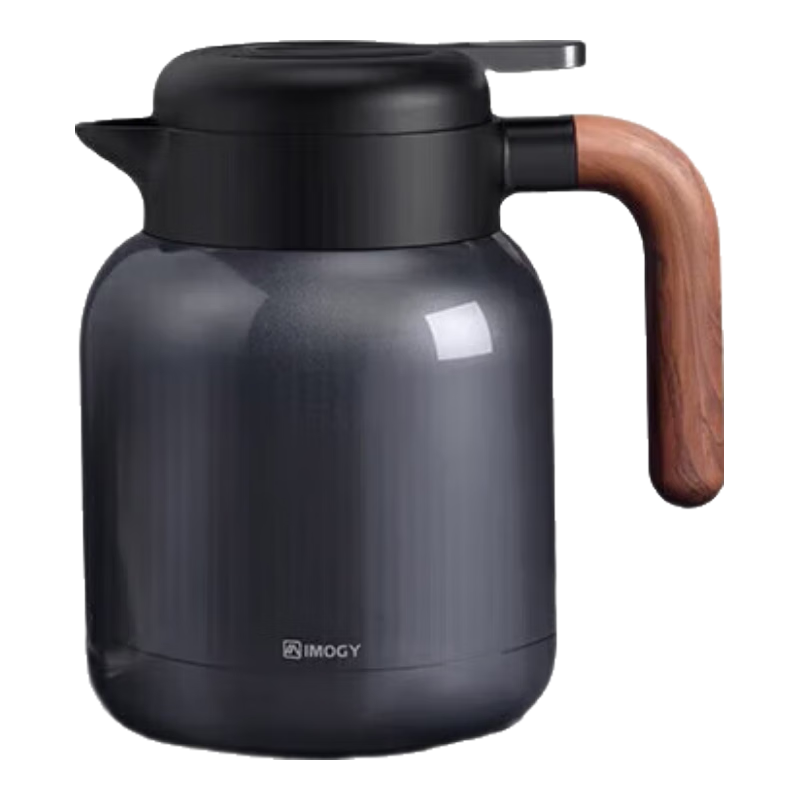 IMOGY IMOGY Insulated Bottle, Household Insulated Thermos, Large Capacity Push-Type Hot Water Kettle, 316L Stainless Steel Warm Water Jug
