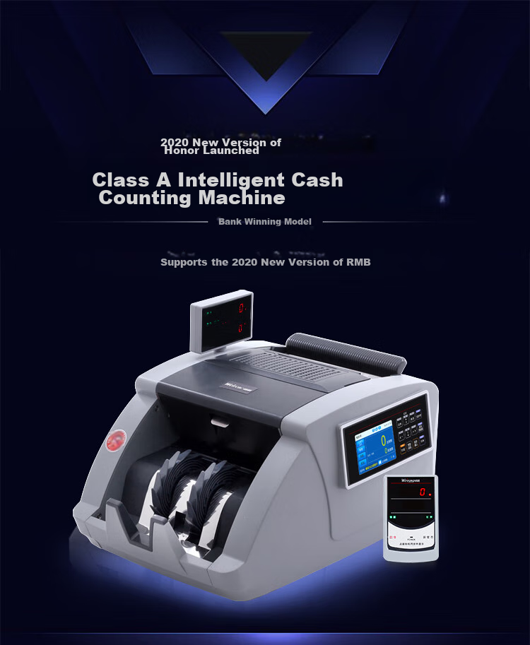 Weirong JBYD-N9 (Class A) Currency Counter with Image Recognition And Character Number Identification, Supports New RMB 1