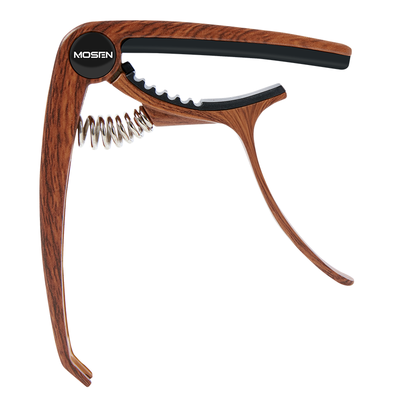 MOSEN MS-31M Tuning Clip, Guitar And Ukulele Large Handle Style, Special Tuning Clip, Wood Grain Color