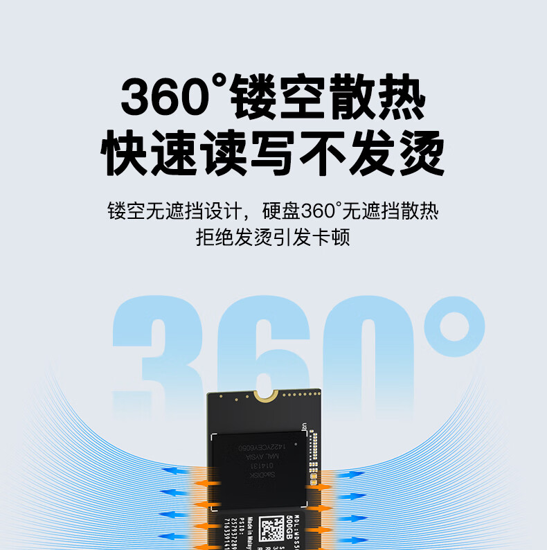 Mihu M.2 SSD Enclosure Base, M2 External Hard Drive Enclosure, NVMe Protocol M2 to USB/Type-C External Box Q1N 12