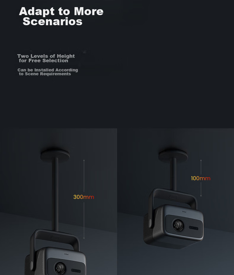 JMGO T-Shaped Ceiling Bracket Integrated Cable Concealment Compatible with Jmgo N1S Series Specific Models (N1S4K Not Available) Consult Customer Service 13