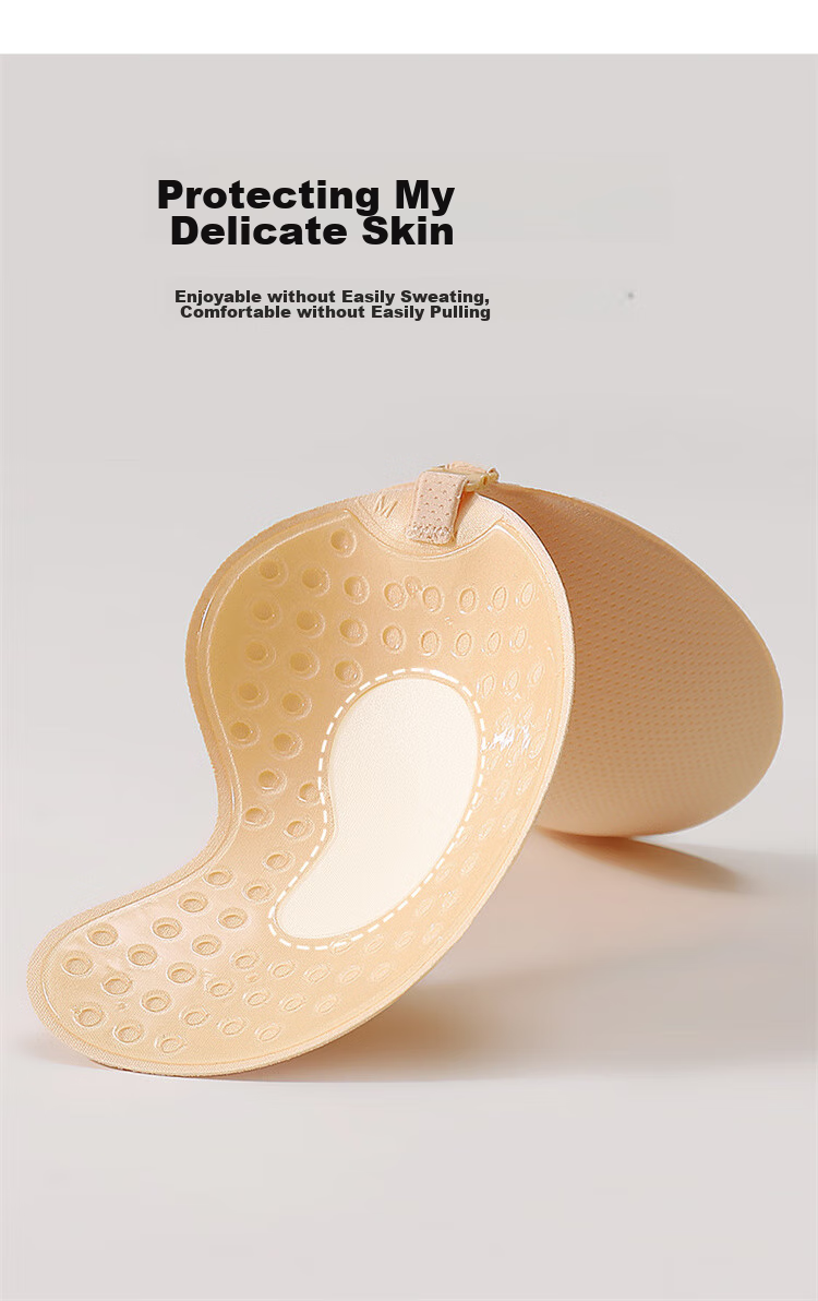 LangSha Mango Cup Breast Pads, Wedding Dress Invisible Nipple Covers, Breathable Small Breast Push-Up Lift, Spring And Summer Bra, Strapless Underwear 10