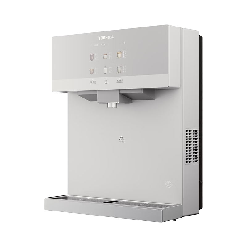 TOSHIBA [Big White Pear TG-02 Warranty 5 Years] Wall-Mounted Pipeline Machine Full-Flow Compatible, High-Speed Steel Core Heating, UV Sterilization, Heartwarming Night Light, Direct Drinking Machine for Home Use