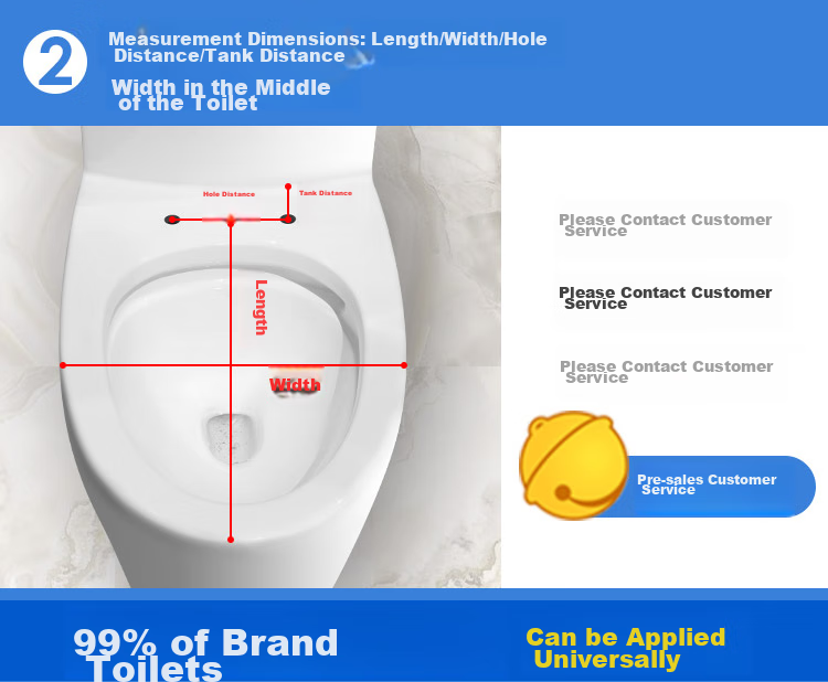 Haili Toilet Seat Universal Thick V-Shaped U-Shaped Toilet Cover Ring, Home Toilet Replacement Parts 079 4