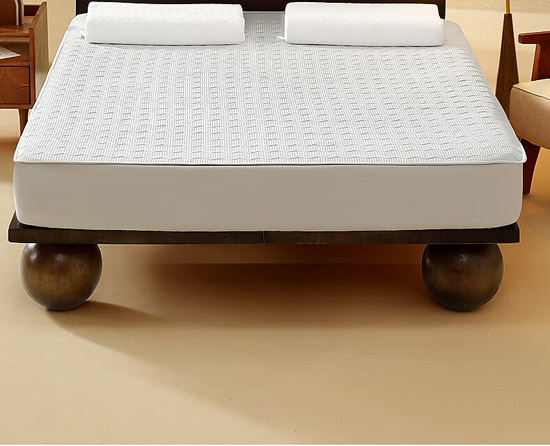 Shuixingjiafang Mattress Pad Dormitory Mattress Antibacterial Anti-mite Aixian Mattress Protector Plain Gray 150cm×200cm 5