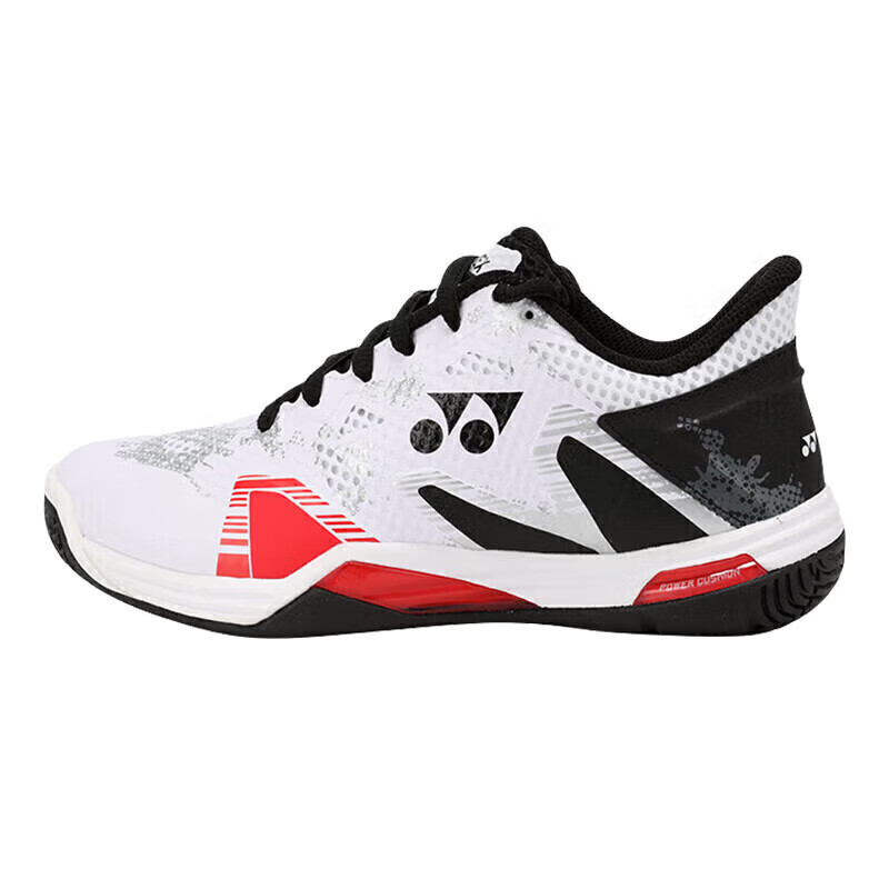 Кроссовки для бадминтона YONEX SHB-ELZ3WEX, унисекс, широкая версия, белые с черным, размер 38