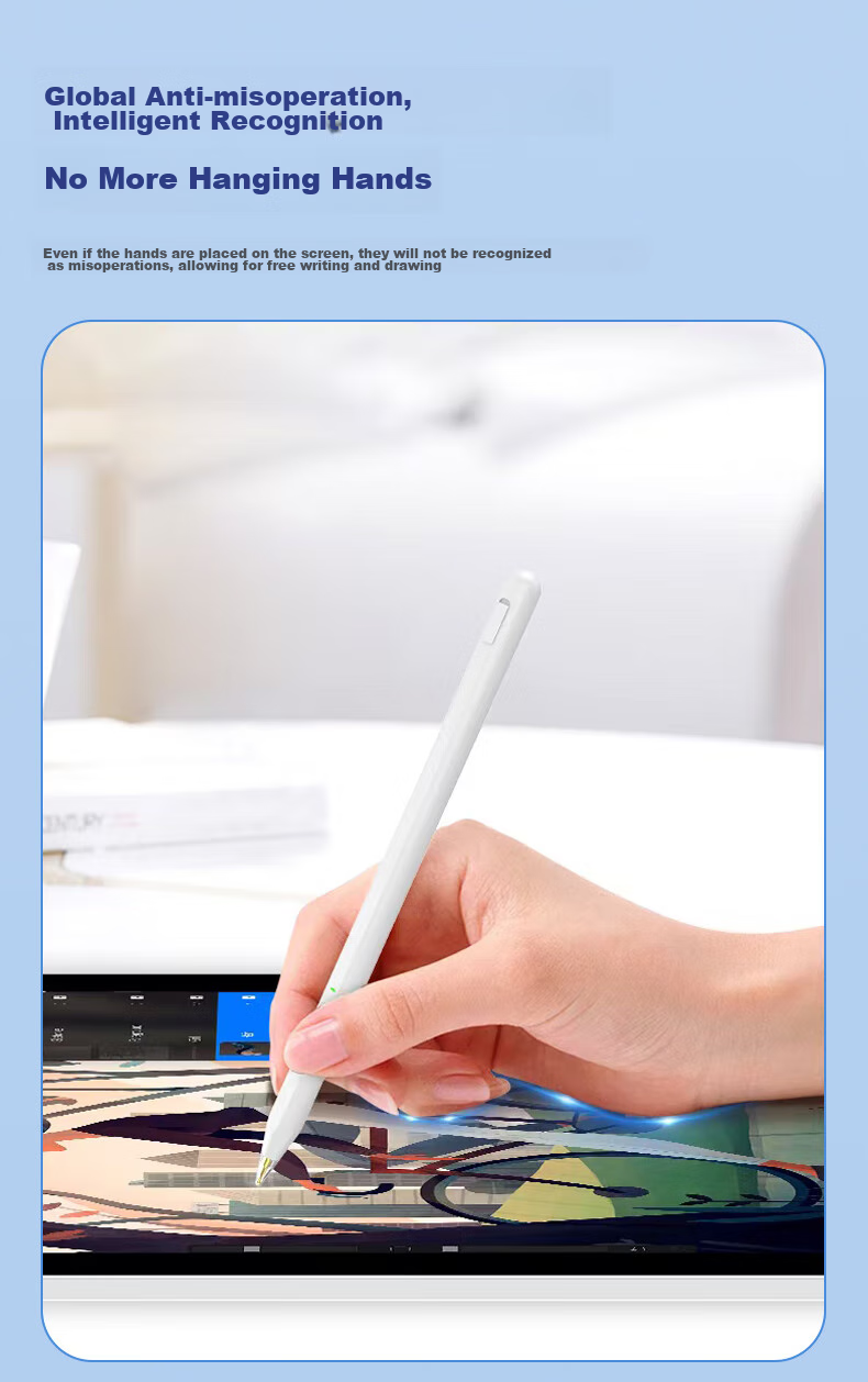 KOVOL [Compatible with Phones And Tablets] Upgraded Three-In IPad Capacitive Stylus, Mobile Touch Pen, Tablet Writing Pen, Computer Touchscreen Compatible for Apple, Huawei, Xiaomi, Gaming And Drawing 8