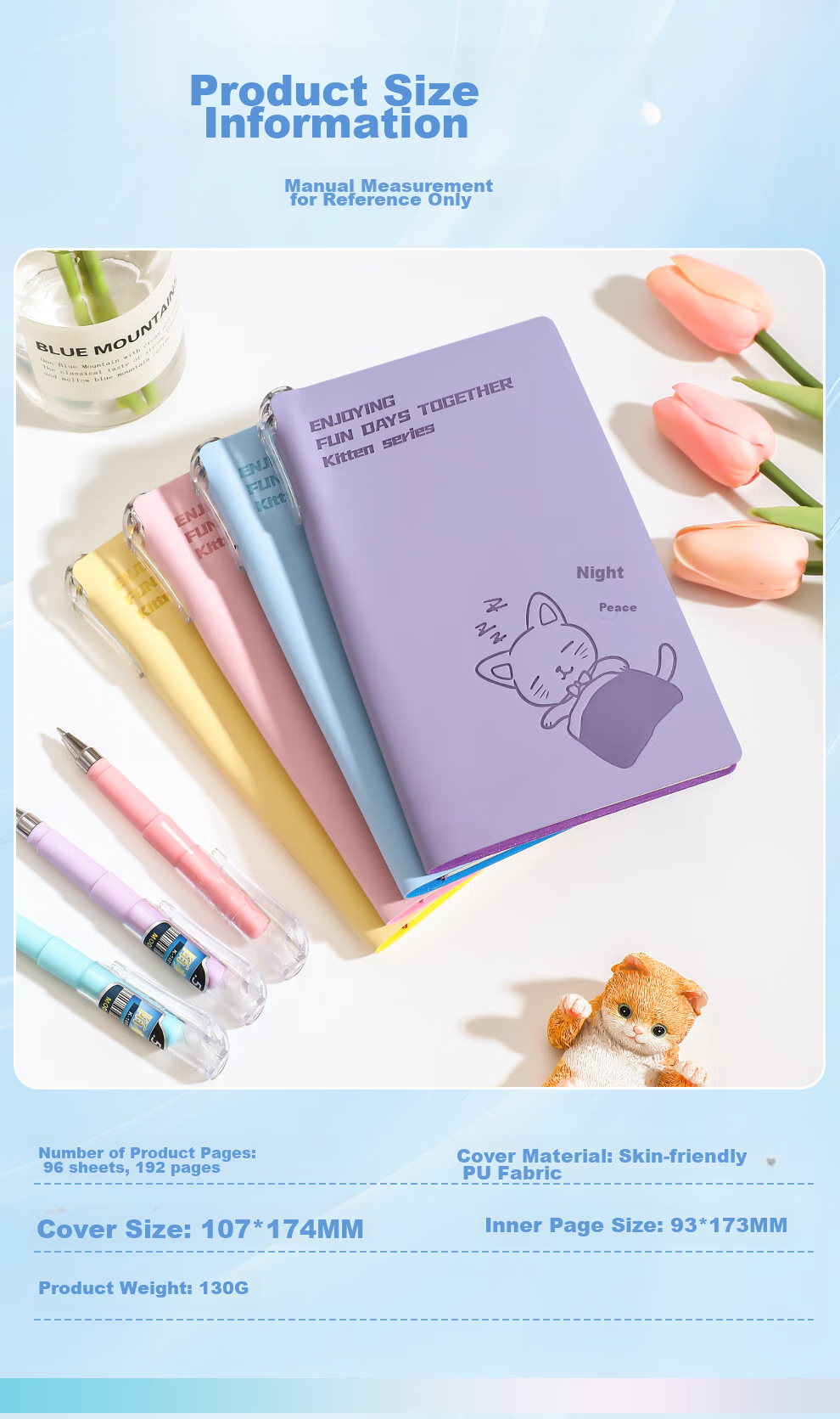 Zuolanzhe A6 Pocket Notebook, Small Notebook with High Aesthetic Value, Cute And Portable, for Exam Preparation, Student And Teacher Memo Pad, Soft Leather Portable Notebook, Stationery Customization, Pink 3