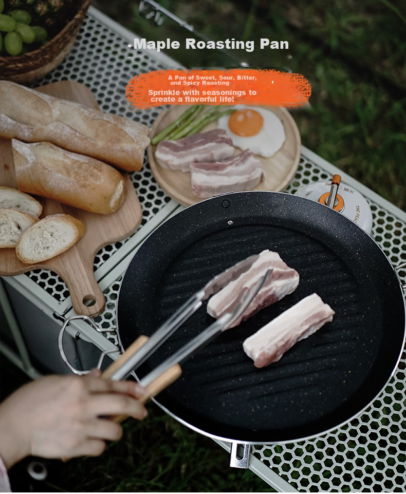 FIRE-MAPLE Outdoor Camping Tongs, Extended Food Tongs for Barbecue, Kitchen Charcoal Tongs, Meat Tongs, Heat-Resistant Tool Tongs 2