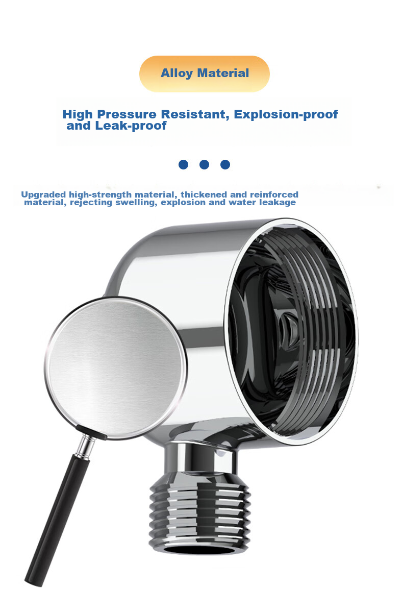 Lelandi Universal Water Heater Filter, No-Change Cartridge Washing Machine Pre-Filter, Tap Water Filter, Shower Head Faucet Chrome-Plated Filter L8100 8