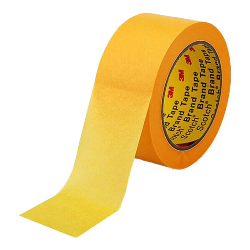 3M Masking Tape 244 Yellow High Temperature Paper Masking Tape 20mm*50m 1 Roll
