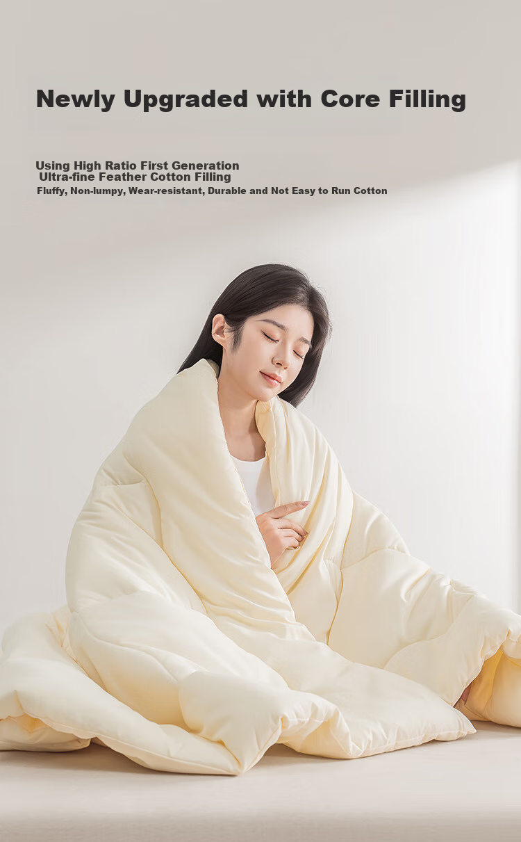 JD Original Comfortable Bedding Set for Students (6 Pieces: Three-Piece Set + Pillow Core + 3-Jin Quilt Core + 3-Jin Mattress Pad), Class A Skin-Friendly, Ready to Move In, Single Bed 0.9m 9