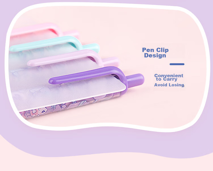 GuangBo & Sanrio Blind Box Pen, Retractable Gel Pen, Acrylic Badge, Black Smooth ST Tip, Exam Pen, Writing Pen, Signature Pen, Stationery Gift, KT82292 6