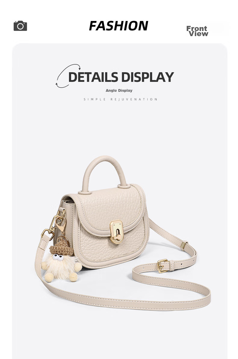 Aiqinghai Leather Handbag, Women's Phone Bag, Mini Crossbody Shoulder Tote Bag, Practical Birthday And Mother's Day Gift for Mom 11