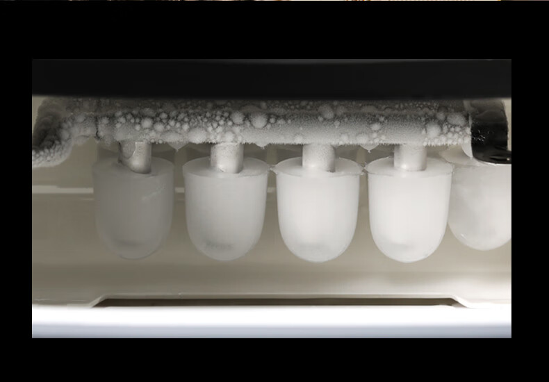 Macaiiroos Ice Maker, Home Mini Automatic Bullet Ice Machine for Dormitory, Smoothie, Cocktail, Milk Tea Shop, Street Vending, Ice Bar, Round Ice Cube Maker 4