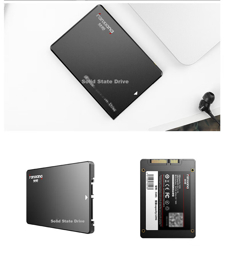 FANXIANG 256GB SSD Solid State Drive, SATA3.0 Interface, High-Speed Low-Power Consumption, Computer Upgrade Core Stable Component, FP325T 9