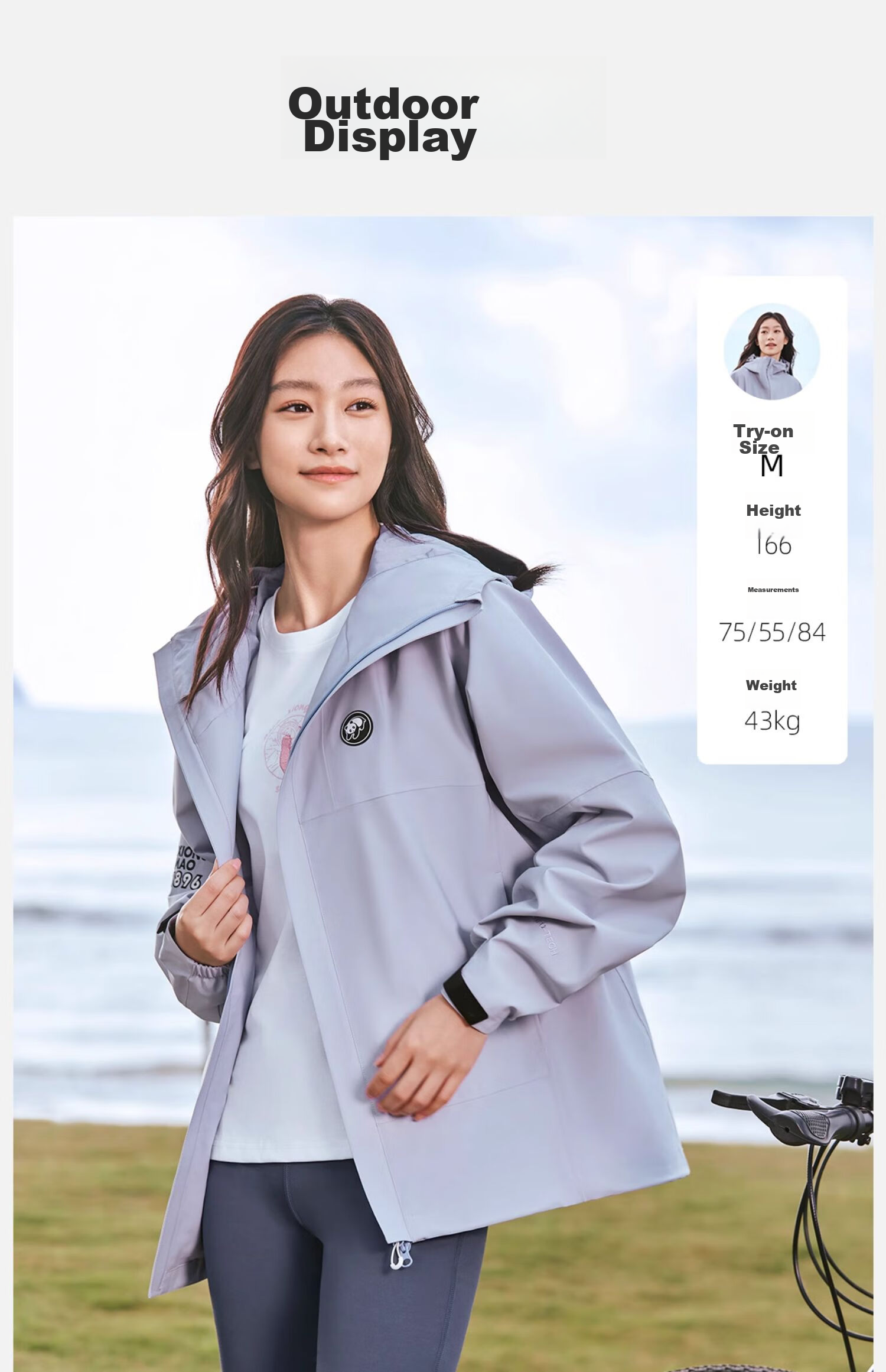 CAMEL Single-Layer Windbreaker Jacket for Men And Women, Waterproof Coat A31166 Phantom Black XL 21