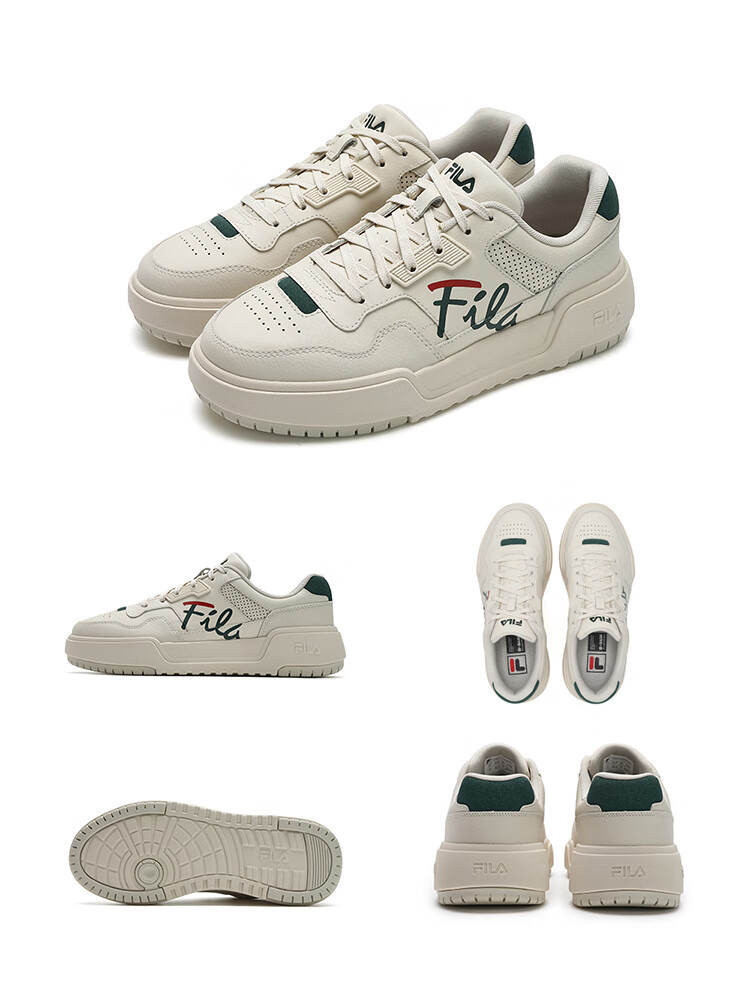 FILA Official [Yi Yangqianxi Edition] Men's Retro Square Casual Sneakers 11