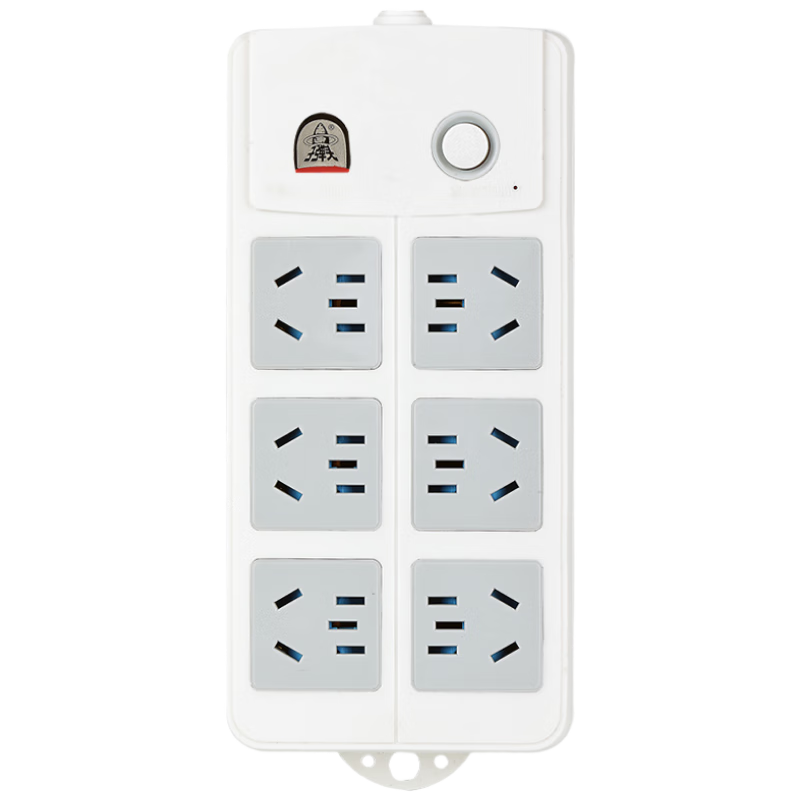 Zidantou TS-009w Six-Outlet Master Control Wireless Socket Power Strip (Power Cord And Plug Not Included)