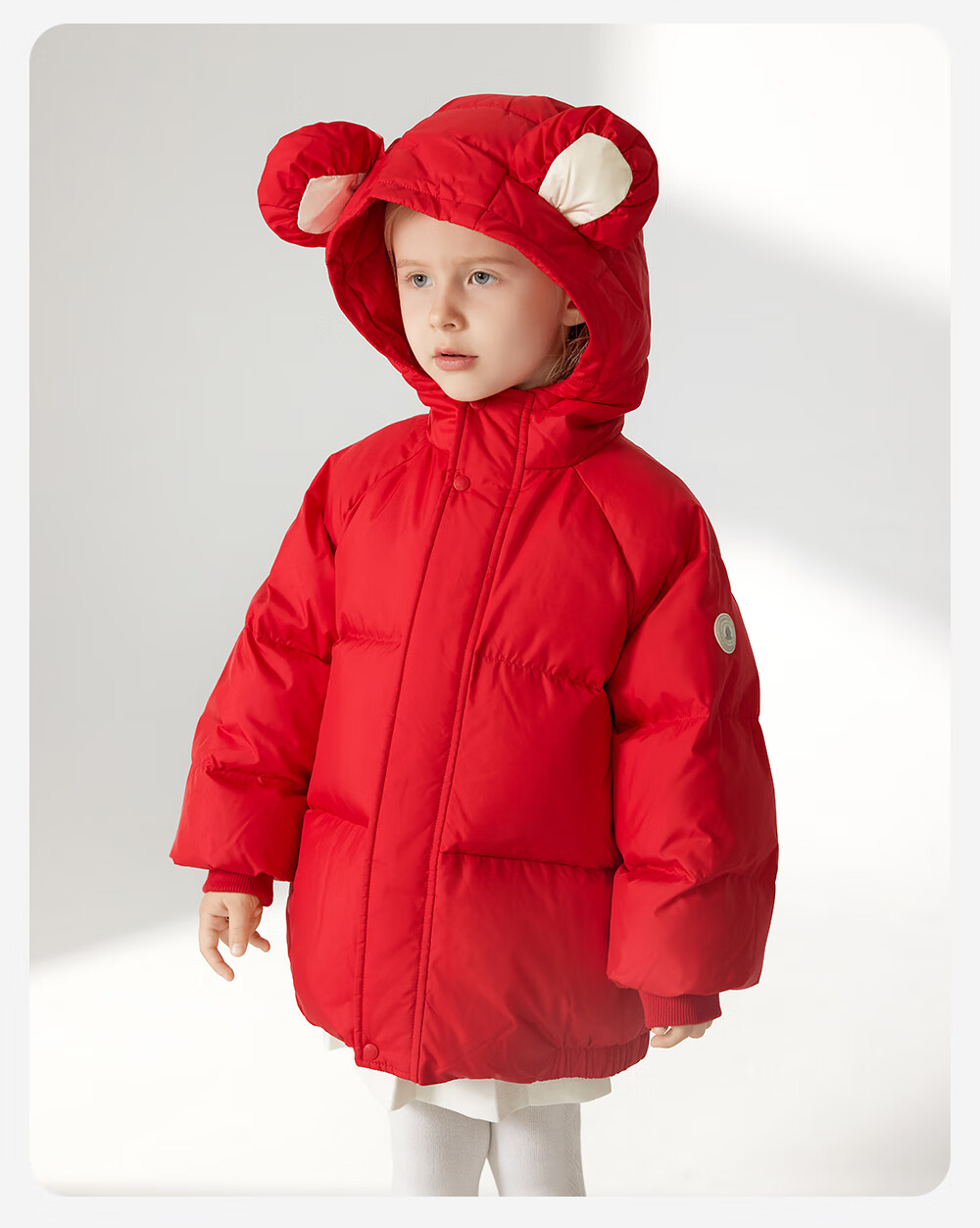 YEEHOO Children's Thickened Down Jacket Winter Cold-Resistant Bear Down Coat for Older Kids 7