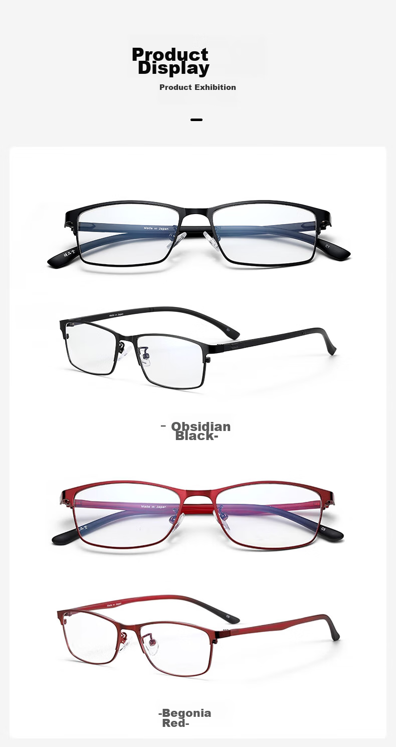 Jingpintang Japanese Imported Anti-Blue Light Reading Glasses for Men And Women, High-Definition Eye Protection Glasses, JD Self-Operated Flagship Store Authentic Product 100 Degrees 11
