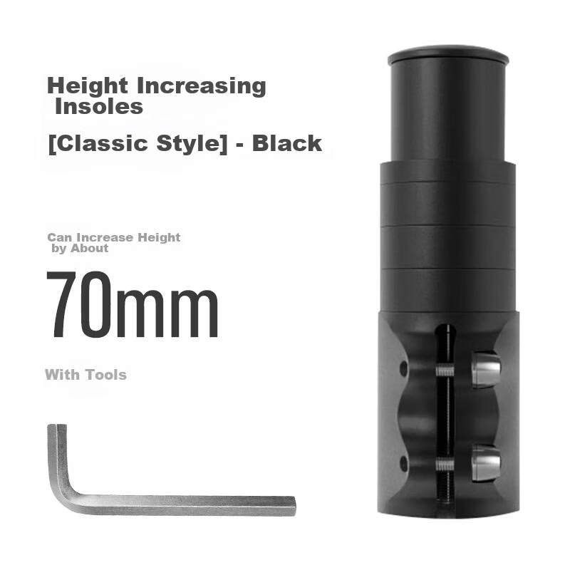 FOREVER Road And Mountain Bike Aluminum Alloy Handlebar Riser Stem Handlebar Lifting Heightening Device Universal Model Standard Black