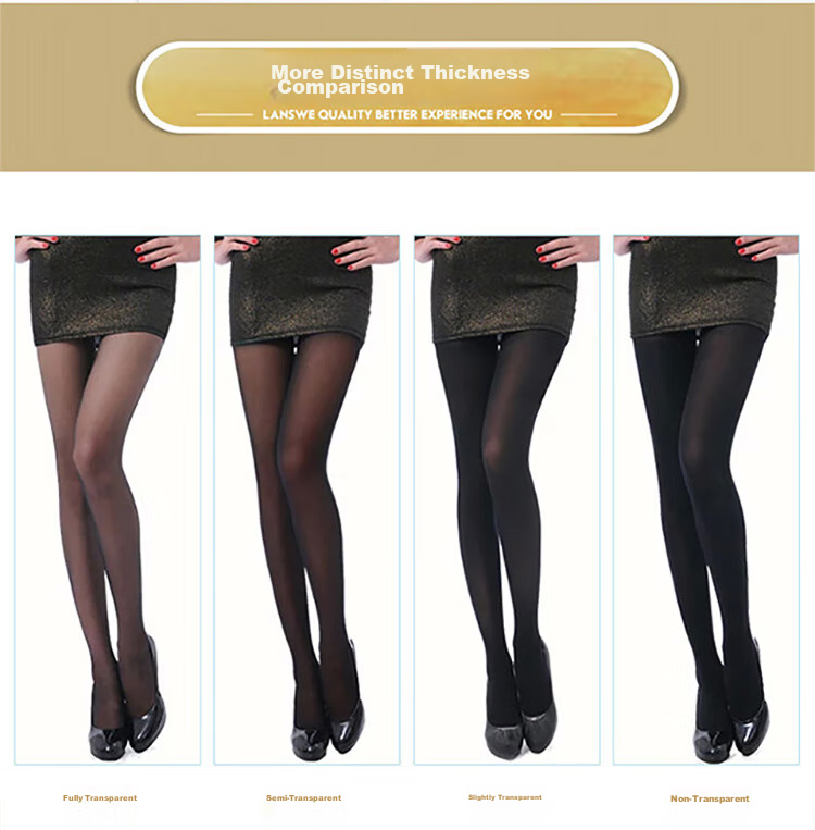 LangSha Women's Leggings for Autumn And Winter, Warm Pants, Black And Flesh Color, Fleece-Lined Thick Base Layer Socks, Black Pants 1 Pair, 300g Suitable for -5~15°C 9