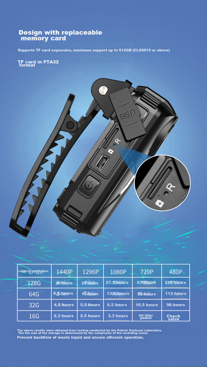 Aigo Body-Worn Camera, High-Definition Video Evidence Recording Device, Chest-Mounted Camera, Compact And Portable H6, 32GB 4