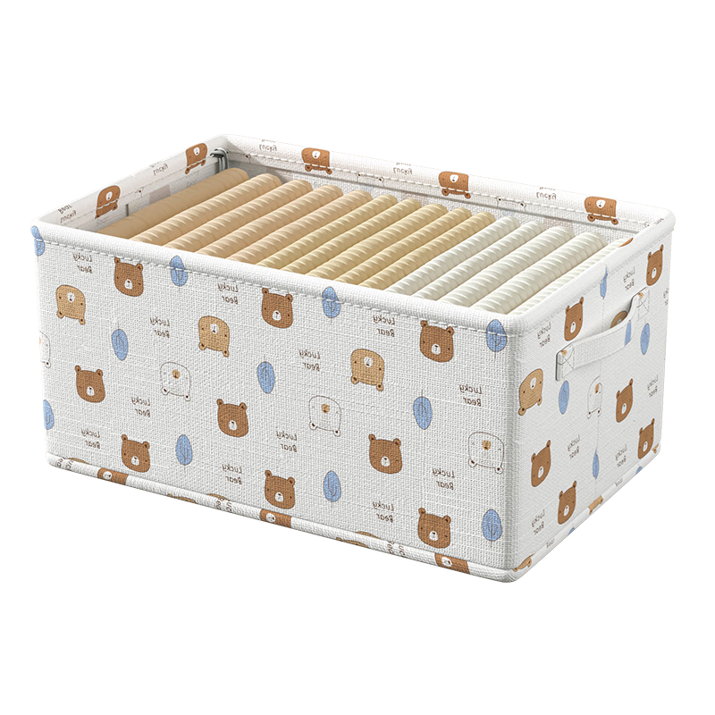 Baicaoyuan Storage Box, Clothes And Pants Organizer, Fabric Lint-Free Underwear Drawer, Foldable Multi-Layer Sorting Divider, Large Size