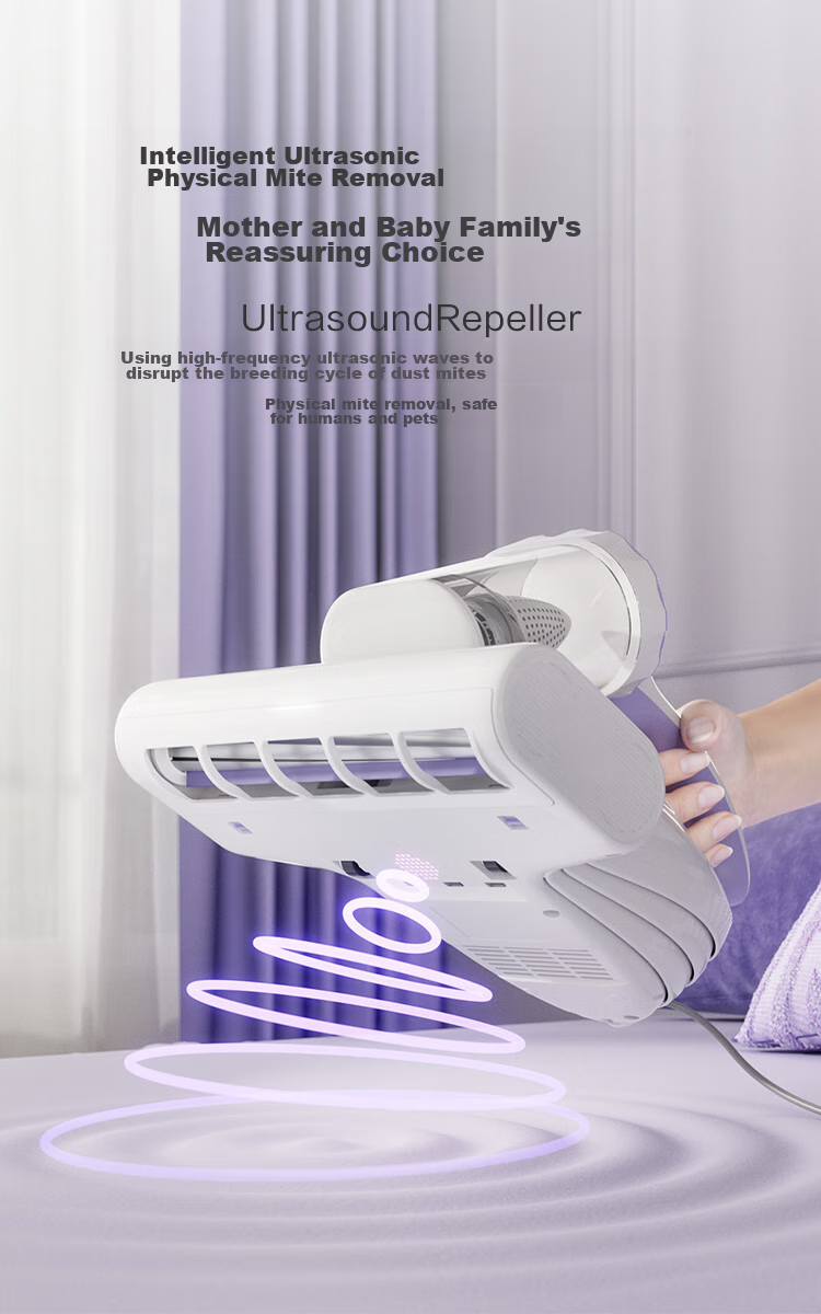 JD Original Xiaohai Pao Ultra Mite Remover with Dual Cups for Dust And Mite Separation, Home UV Sterilization, Ultrasonic Mite Removal, Smart Display Detection, All-In Dust And Mite Removal Machine 9