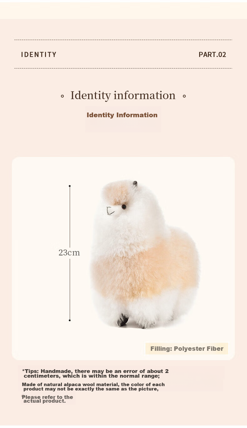 Warmpaca Alpaca Plush Toy, Stuffed Animal Pillow for Girls, Birthday Gift for Girlfriend 7