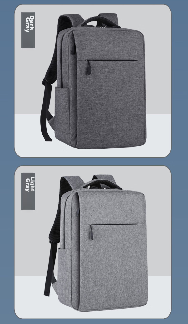 BRINCH Laptop Backpack for Men And Women, Business 15.6-Inch Large Capacity Travel Computer Bag 18