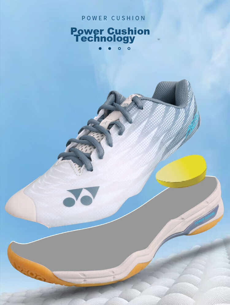 YONEX Lightweight Badminton Shoes SHBAX2EX White Blue Size 41 5
