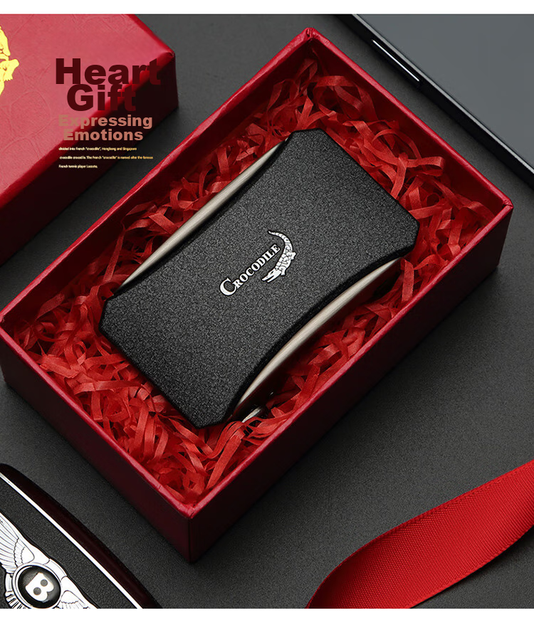 CROCODILE Men's Automatic Buckle Belt without Strap for Young Men, Inner Wear Style with Buckle And Card Slot, Belt RTC1479 2