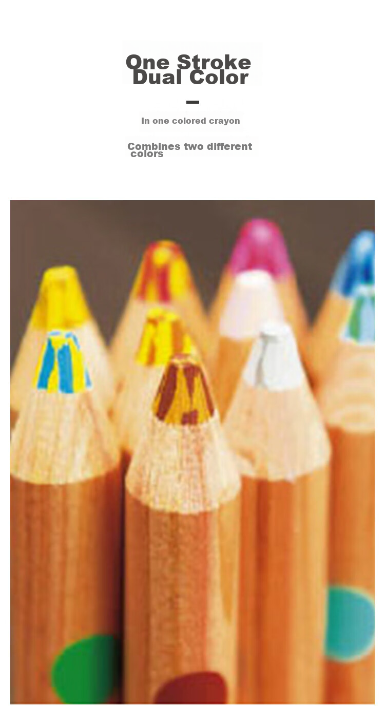 KOKUYO Student Drawing Water-Soluble Colored Pencils, Hand-Drawn Coloring And Filling Pencils, 24 Colors/pink Packaging, WSG-ENWC01P 4
