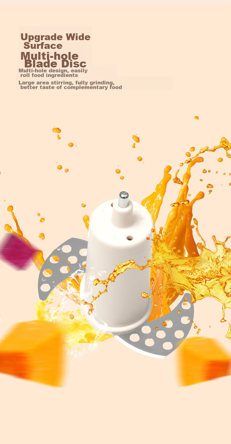 GUGE German Fully Automatic Food Processor Baby Food Maker Stainless Steel Blades Steam Cooking Mixing All-In Multifunctional Household Grinder Food Processor GG658 Gree 14