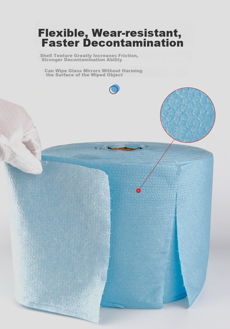 Zhugu Lint-Free Paper, Industrial Wiping Paper, Industrial Dust-Free Absorbent Paper, Laboratory Wiping Paper, Industrial Dust-Free Cloth, White, 10*30cm, 500 Sheets 5