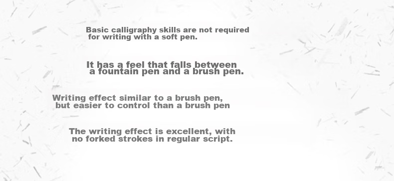 HERO Fountain Pen-Style Brush Pen 2061, Soft-Tip Medium Regular Script Calligraphy Pen with Refill, for Adult Beginners And Students, Black 3