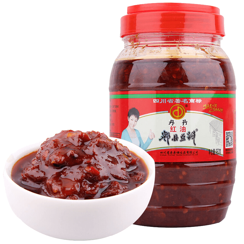 丹丹 酱料 红油郫县豆瓣酱950g 辣椒酱炒菜 川菜调料调味品 四川特产