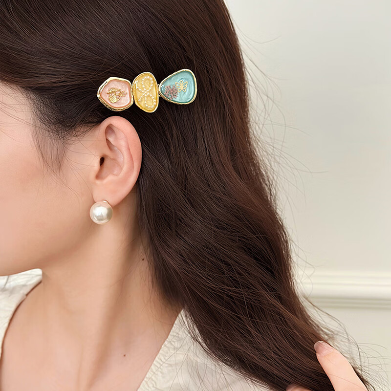 CHIMERA Handmade Daisy Side Bang Hair Clip Fragmented Hairpin Fresh Hair Accessory Hairpin for Women Valentine's Day Gift