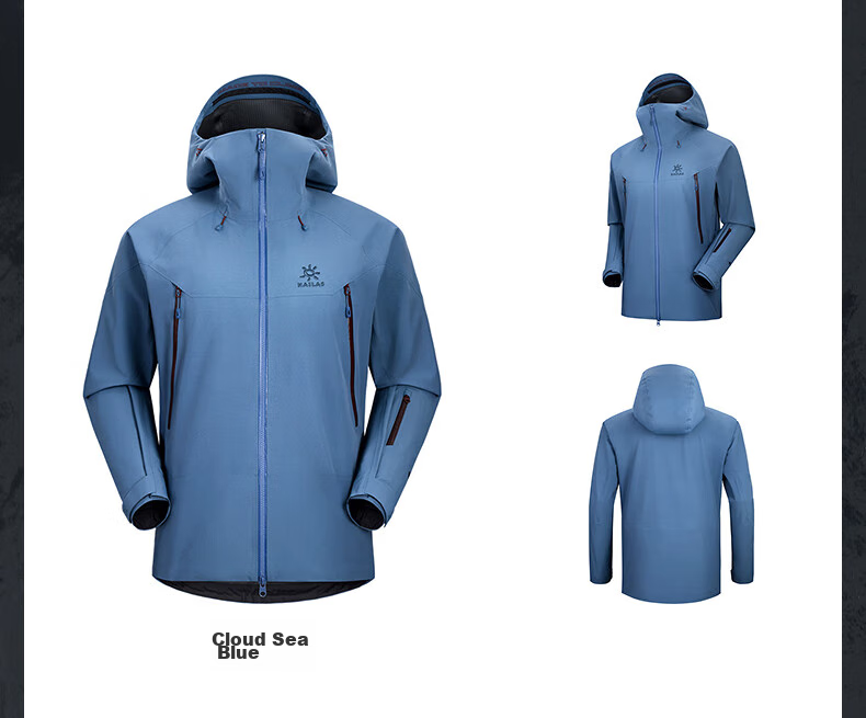 KAILAS Mont X All-Weather Hard Shell Jacket GTX Outdoor Windproof Waterproof Professional Mountaineering Jacket for Men and Women 25