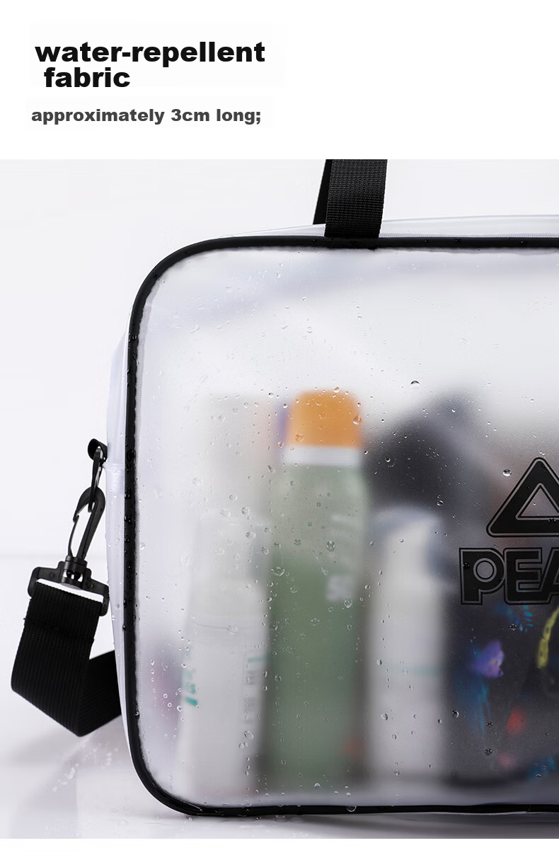 PEAK Swimming Bag with Dry And Wet Separation, Large Capacity Double-Layer Storage Swim Bag, Waterproof Bag in Black And Gray 4