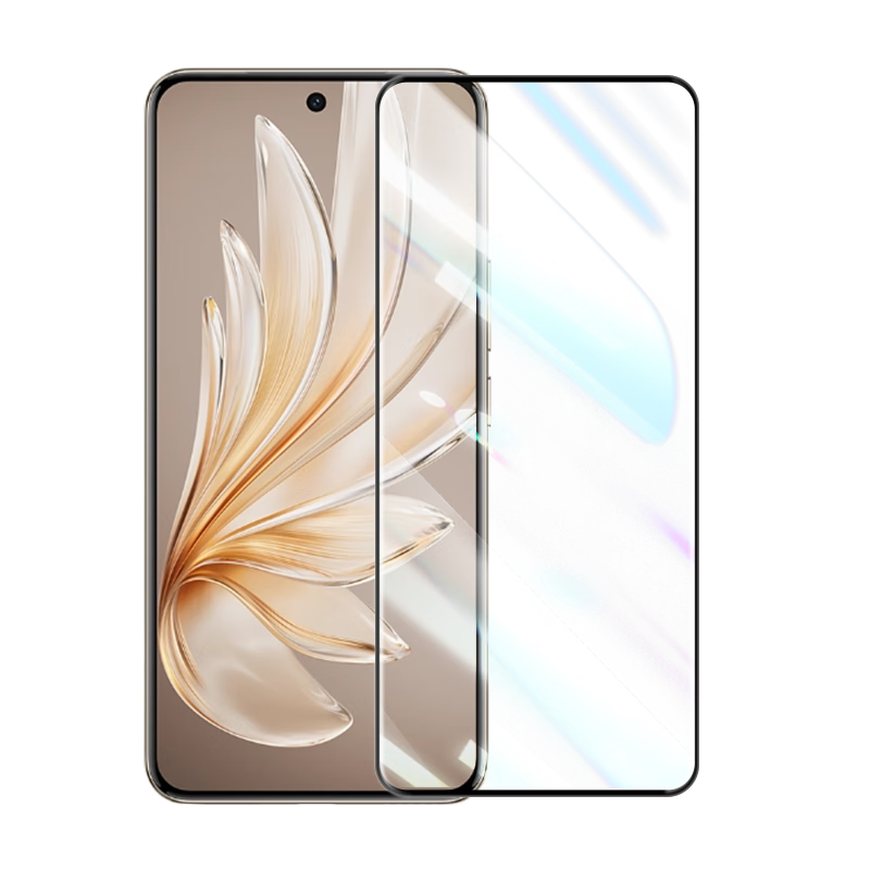 LLUNC [2-Pack] Tempered Glass Screen Protector for Vivo S20 Pro, Curved Full Coverage Ultra-Clear Ultra-Thin Glass Anti-Drop Wear-Resistant Anti-Fingerprint Phone Protective Film
