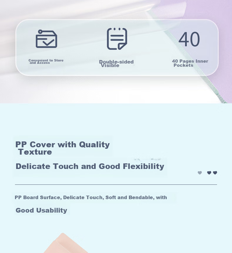 Deli A3/40-Page Document Folder, Exam Paper File Folder, Insert Pockets, Certificate Collection Folder, Prenatal Checkup Report Folder, Sheet Music Folder, Elementary And High School PQ310-T40 Red 7