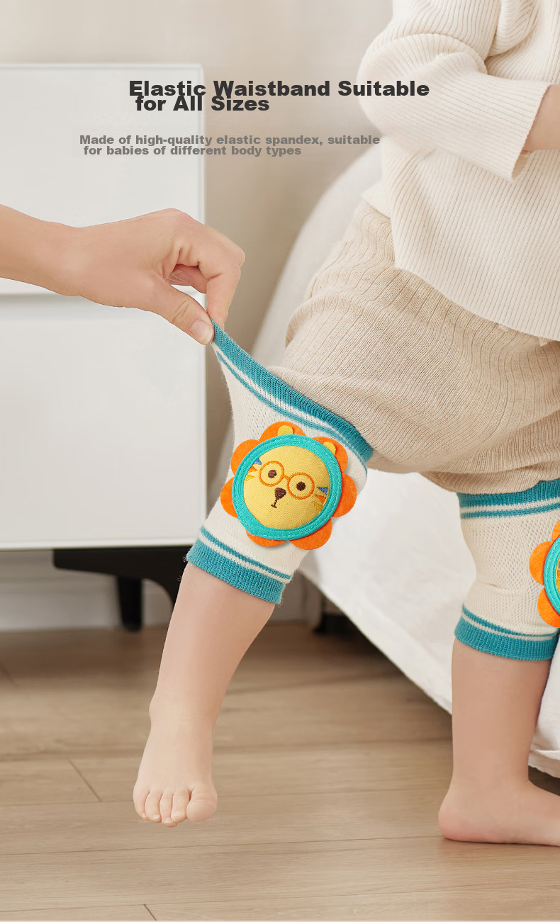 AIBEDILA Baby Knee Pads, Breathable Crawling Protectors for Infants, Children's Anti-Fall Walking Knee Pads, Crawling Protection Covers 7