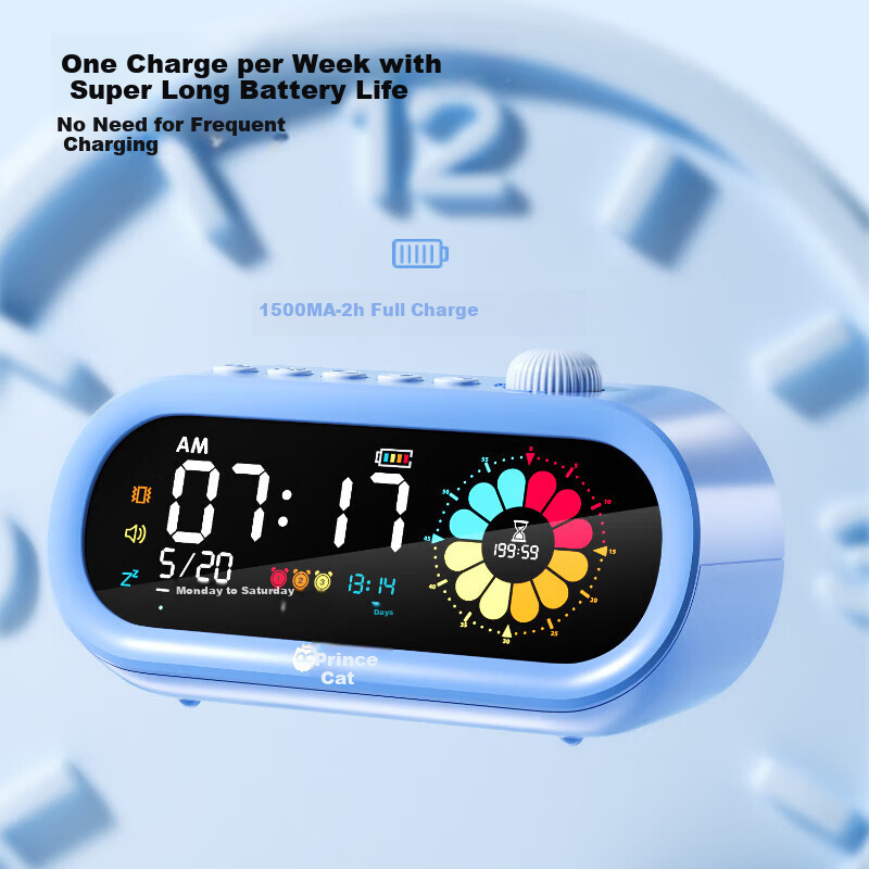 Maotaizi Visual Timer Alarm Clock, Smart 2026 New Model for Students, Wake-Up Aid, Learning Tool for Children, Self-Discipline Time Management Device, Electronic Clock, Birthday Gift for Boys And Girls