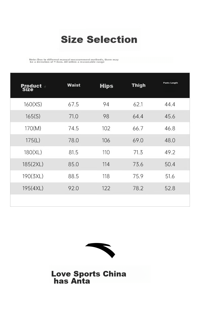 Anta Quick-Dry Men's Sports Shorts Summer Moisture-Wicking Breathable Fitness Training Running Outdoor Casual Woven Five-Point Pants 2