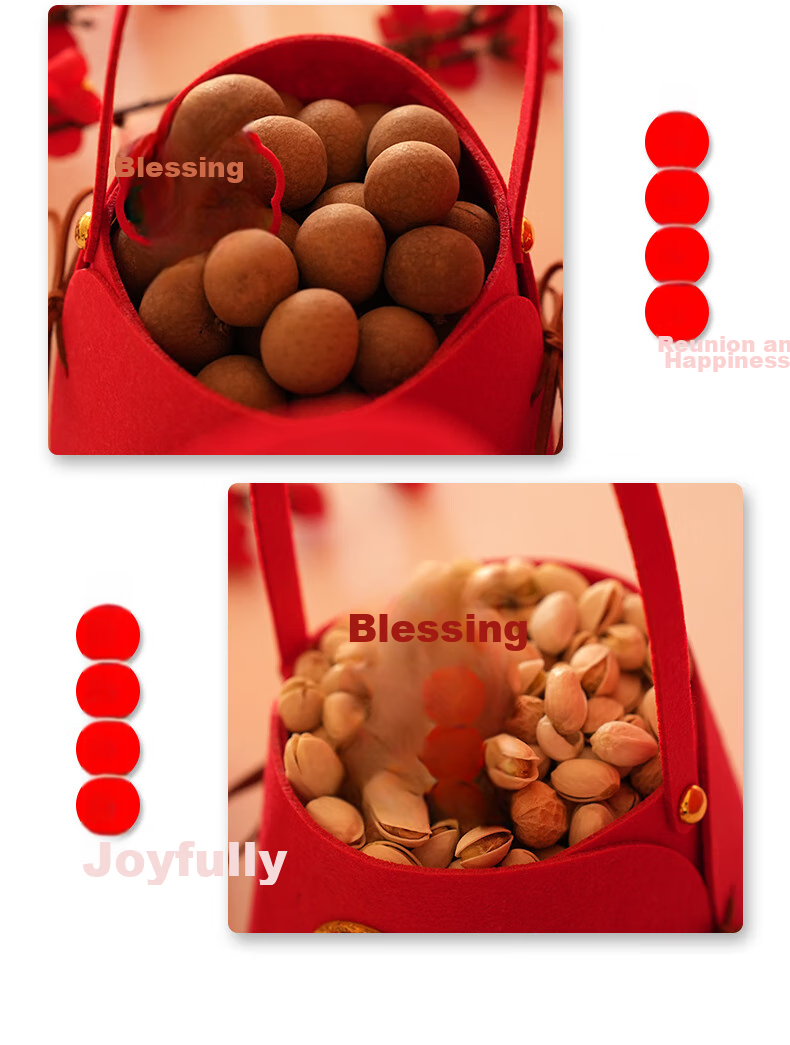 Qingxi Good Fortune Housewarming Couplets Velvet Housewarming New Home Essential Moving-in Gift Complete Decoration Set 8
